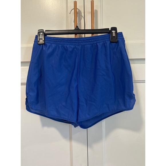 Vintage Harval Athletic MFG Running Shorts Blue Nylon Custom Team medium - Picture 1 of 6